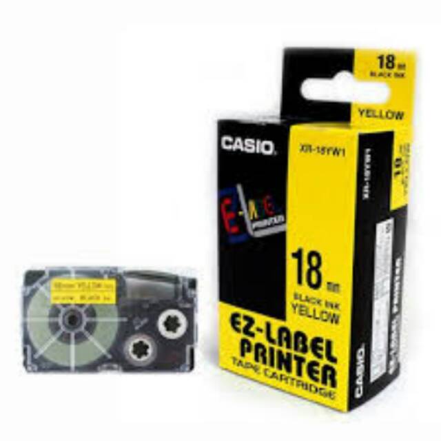 Jual Pita Label Printer Casio 18mm EZ Label Tape Casio Shopee