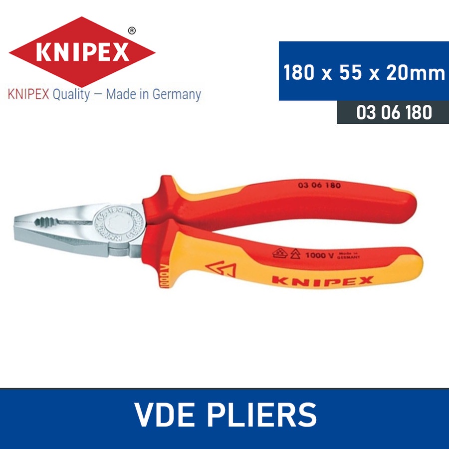 Jual Knipex Tang Kombinasi Vde Mm Combination Pliers