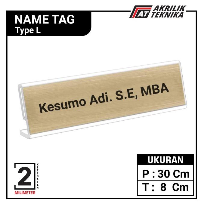 Jual AKRILIK NAMA NAMA PANITIA PAPAN NAMA MEJA AKRILIK 8 X 30 CM