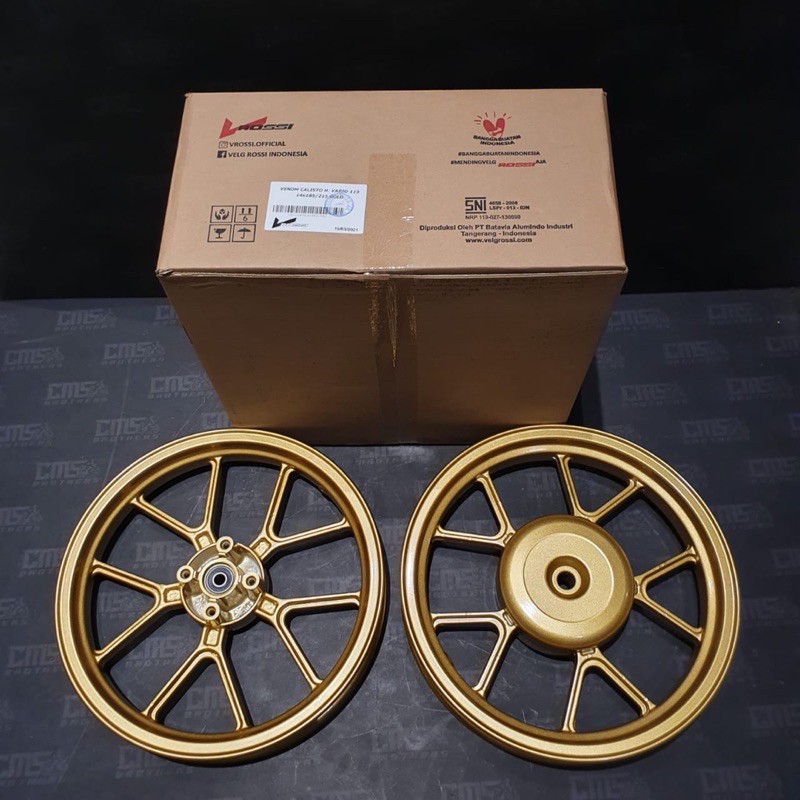 Jual Velg Racing V Rossi Venom Calisto Honda Vario Fi Ring Gold