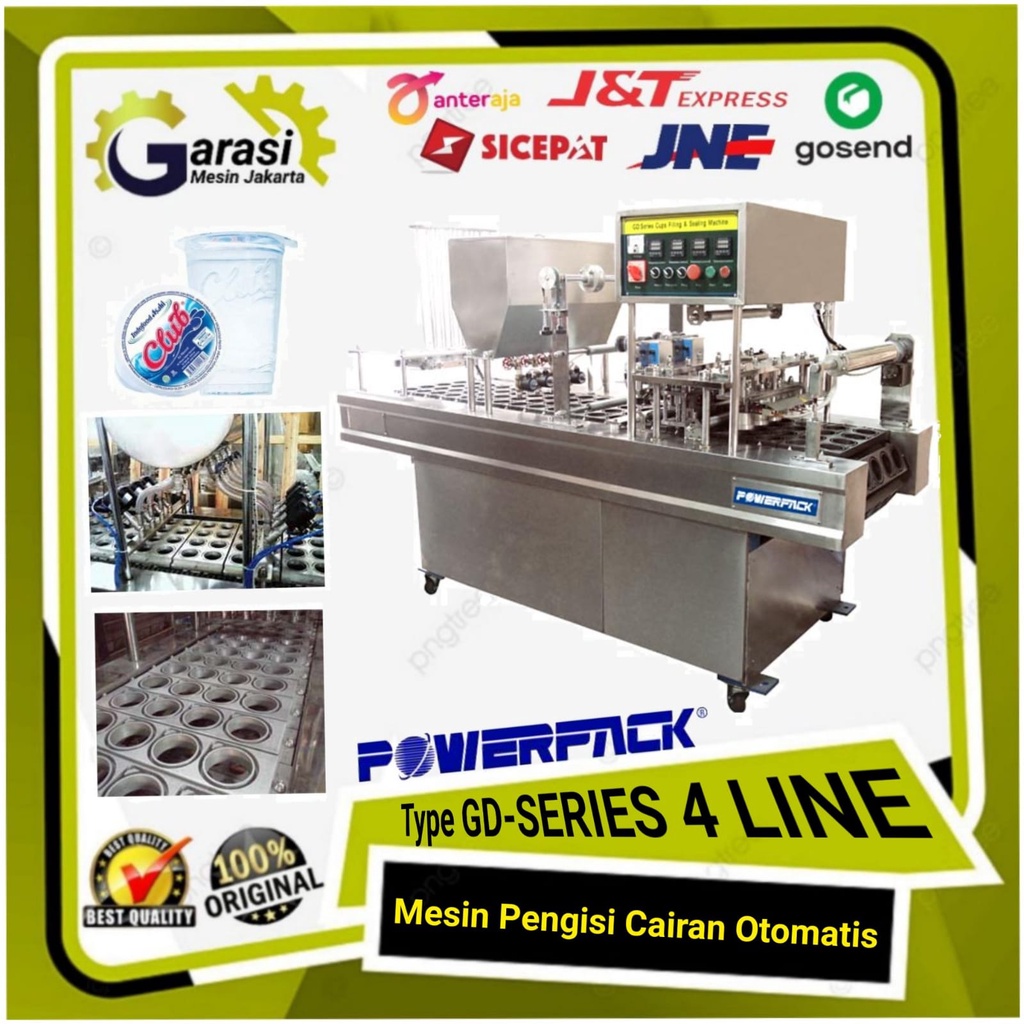 Jual Mesin Pengisi Cairan Automatic Filling Machine Amdk Gd Series