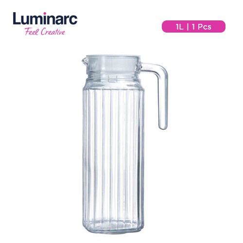 Jual Luminarc Jug Pitcher Teko Quadro 1L 1Pcs Shopee Indonesia