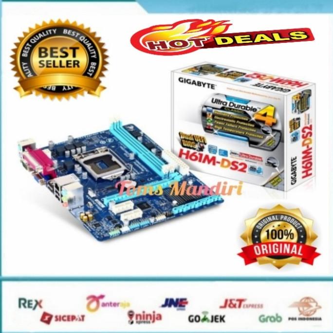 Jual Motherboard Gigabyte Ga H M Ds Socket Shopee Indonesia