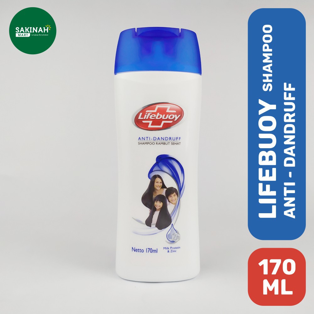 Jual Lifebuoy Shampoo Anti Dandruff Strong Shiny 170 Ml Shopee