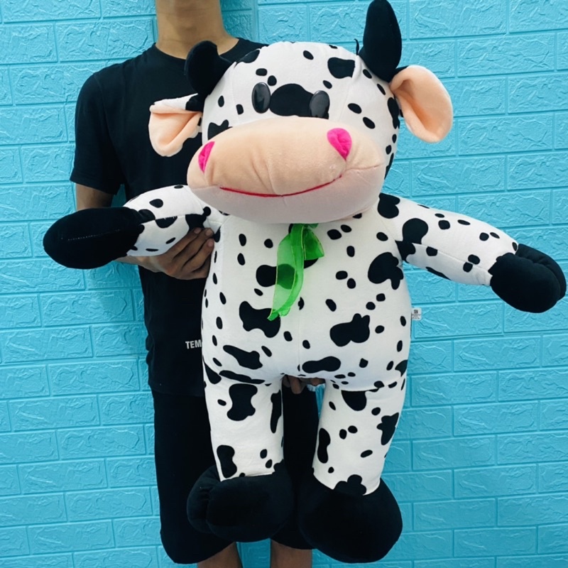 Jual Boneka Sapi Jumbo Standing Berdiri Tinggi 1 Meter Berlabel SNI