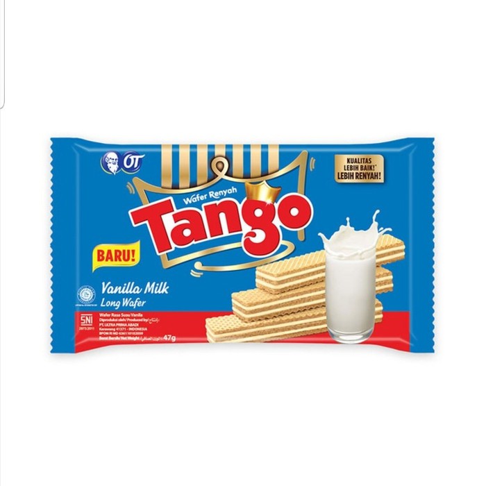 Jual TANGO WAFER VANILLA MILK 47G Shopee Indonesia