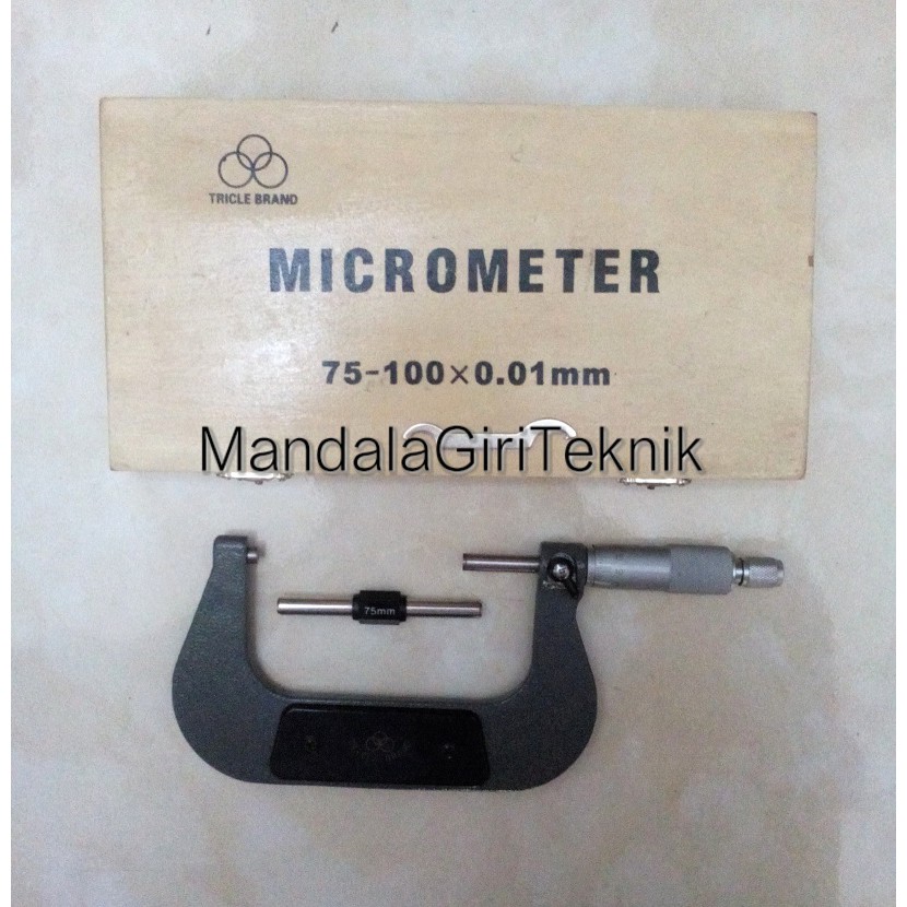 Jual Outside Micrometer Mikrometer X Mm Tricle Brand