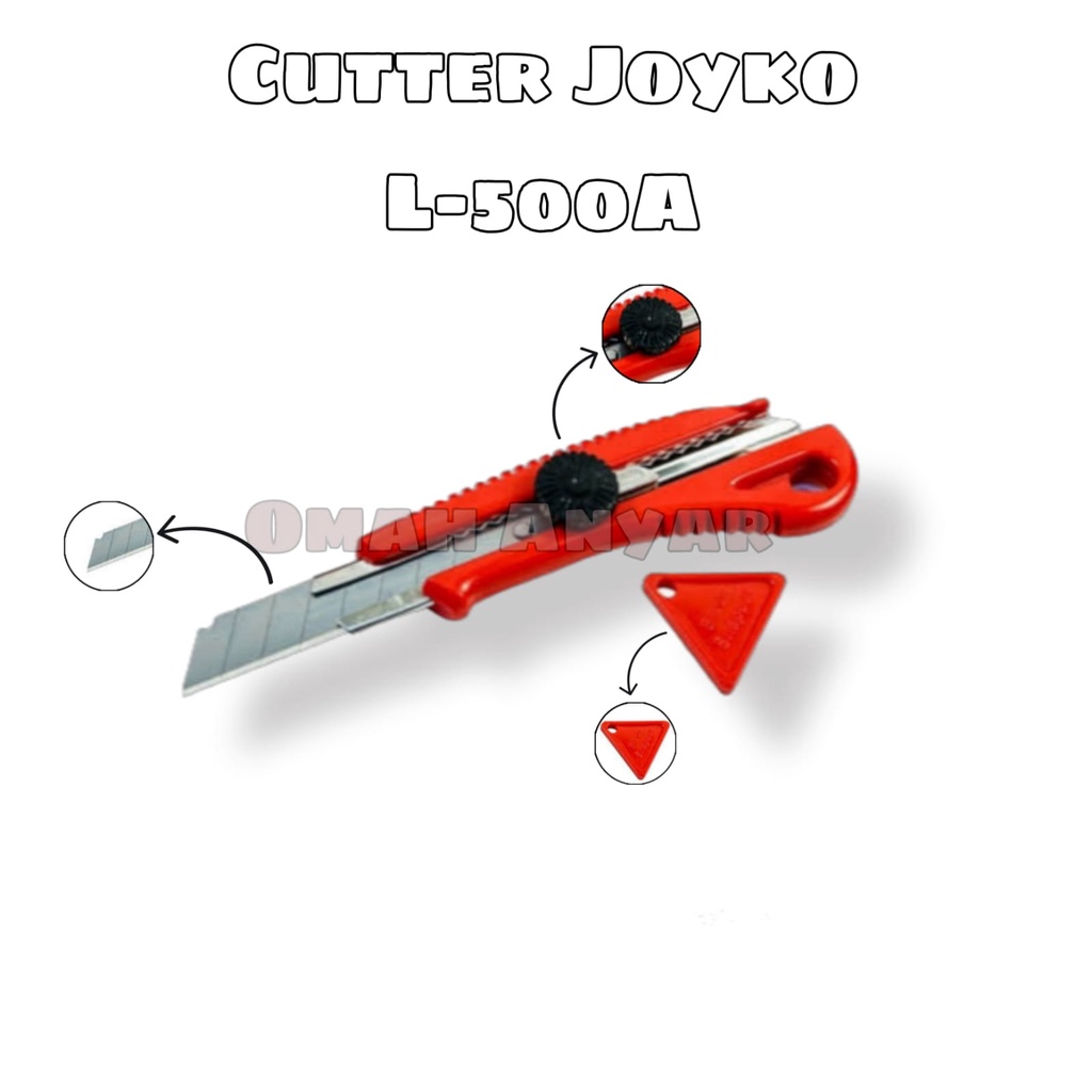 Jual Cutter Besar Joyko L500 Silet Refill Isi Blade L150 Pemotong HPL