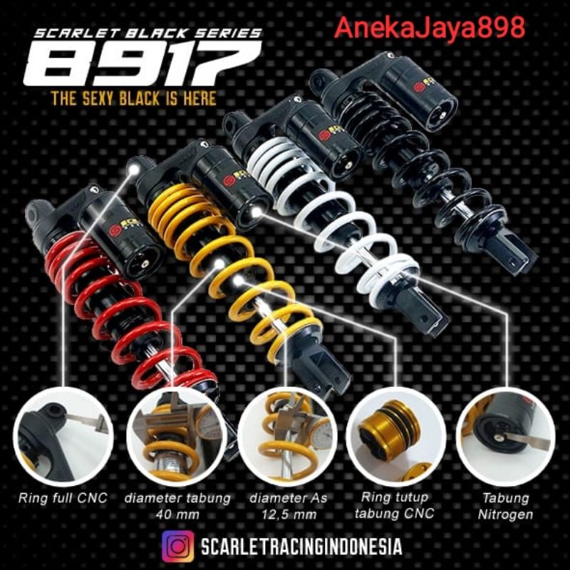 Jual Shock Scarlet Tabung Supra X Revo Rxk