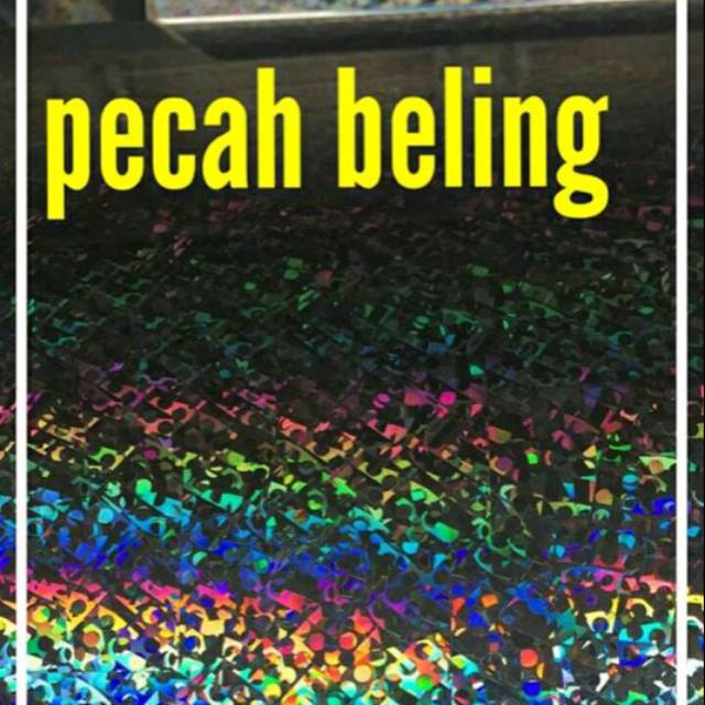 Jual Stiker Hologram Motif Pecah Beling Shopee Indonesia