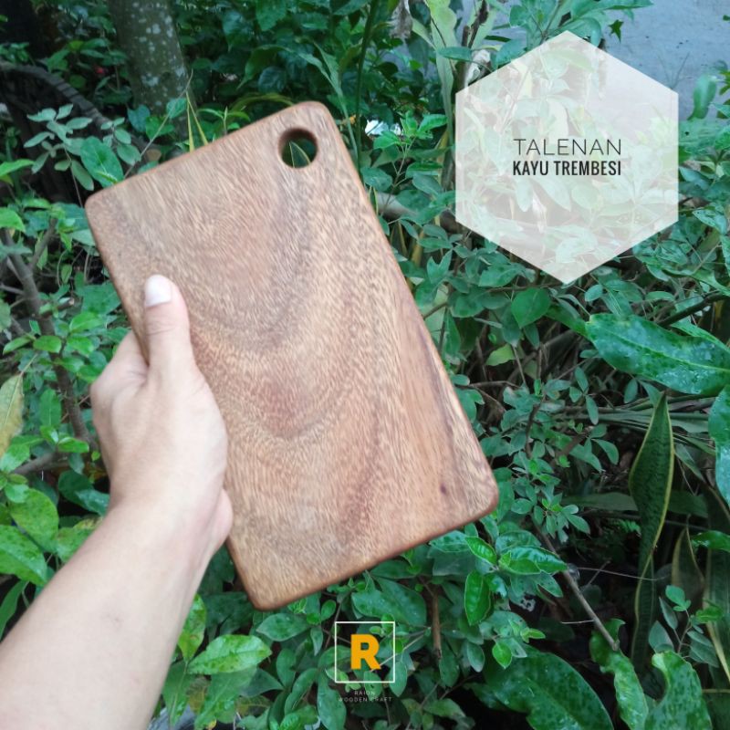 Jual Talenan Kayu Wooden Cutting Board Telenan Kayu Shopee Indonesia