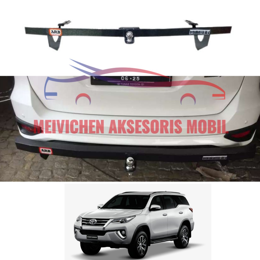 Jual Towing Bar Besi Bumper Belakang ARB All New Fortuner 2016 Panjang