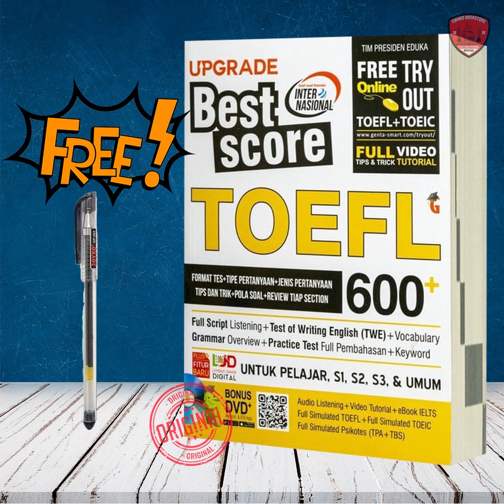 Jual Buku Tes Toefl Toeic Upgrade Best Score Toefl Shopee Indonesia