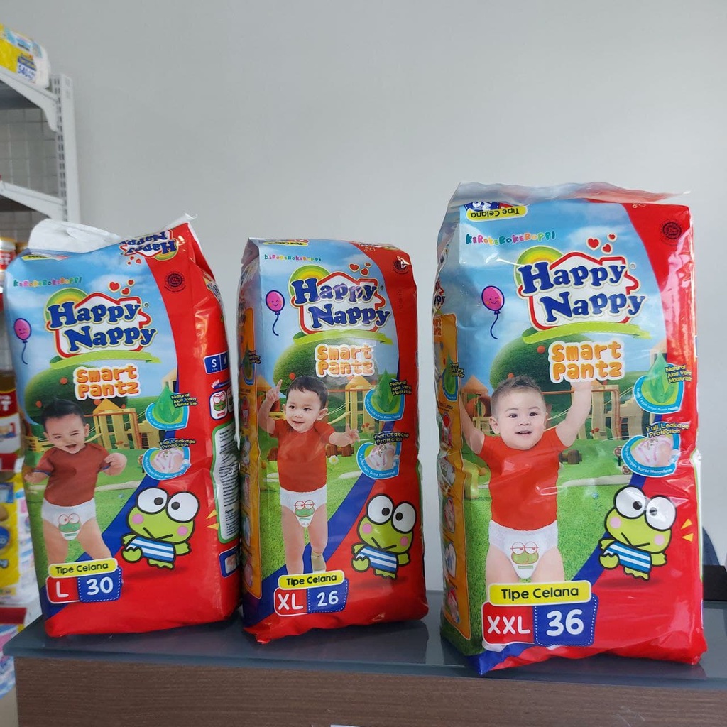 Jual Happy Nappy Smart Pants Popok Bayi Diapers Size L Xl Xxl