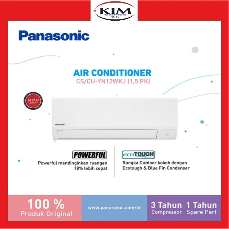 Jual AC PANASONIC YN 12WKJ 1 5 PK R32 INDOOR OUTDOOR UNIT ONLY