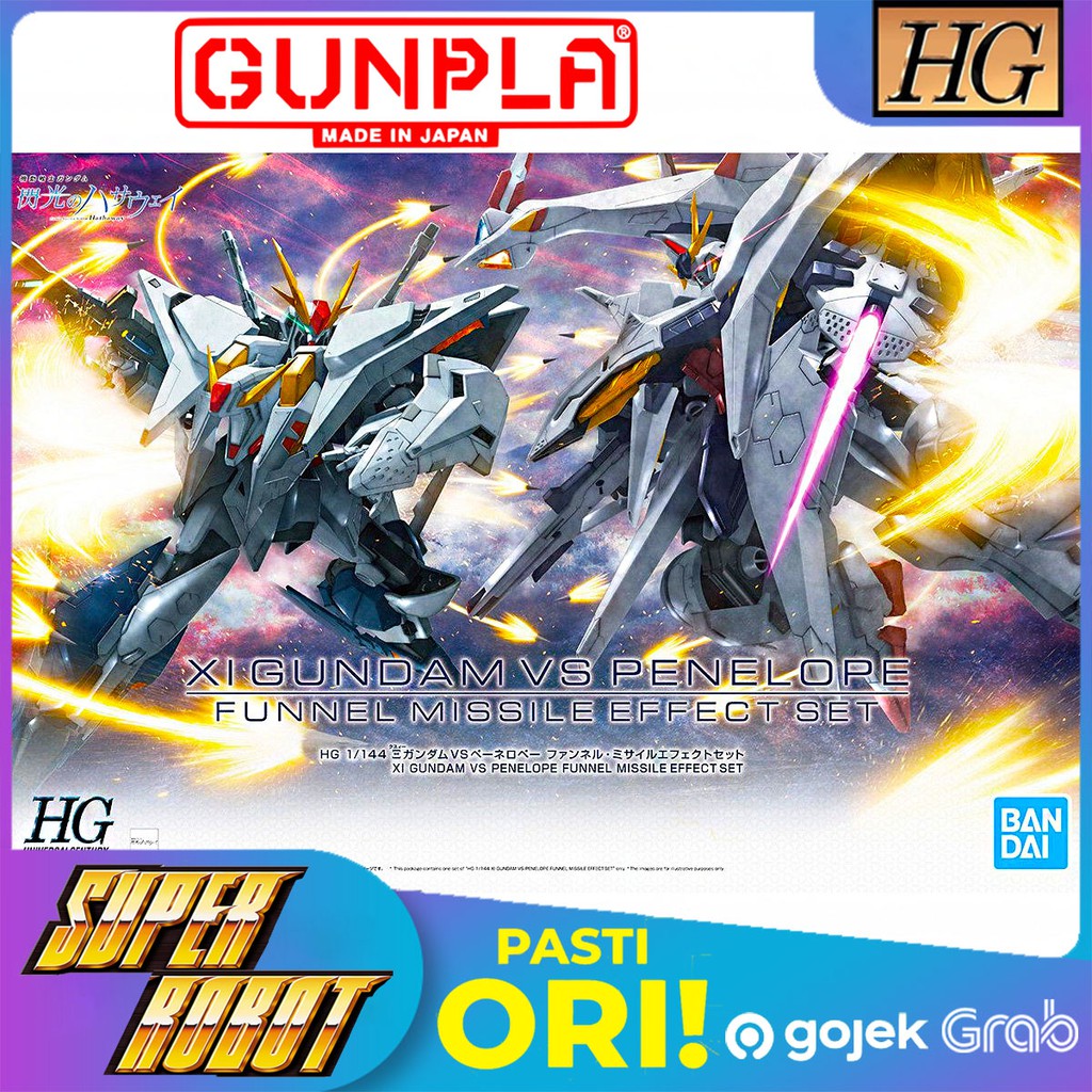 Jual BANDAI HG Ξ Gundam Xi Gundam vs Penelope Funnel Missile Effect