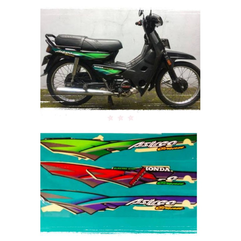 Jual Sticker Striping Honda Astrea Grand Tahun 1996 Stiker Grand 96