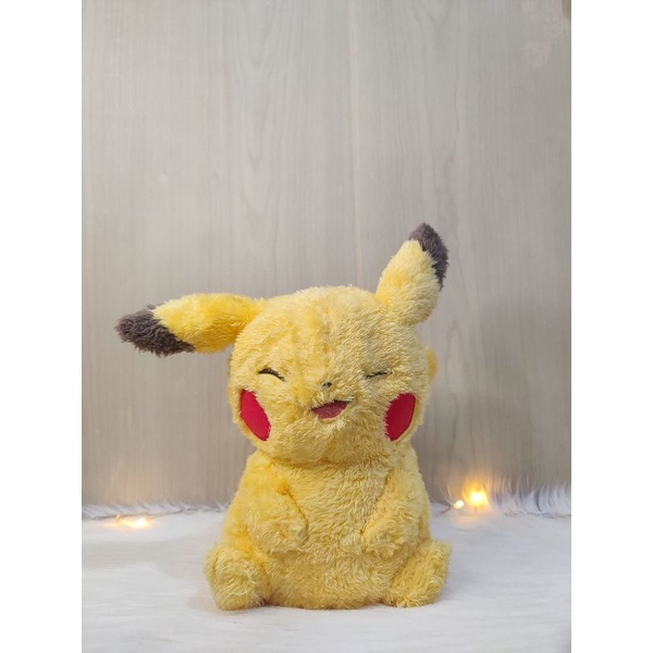 Jual Boneka Pokemon Pikachu Fluffy Banpresto Shopee Indonesia