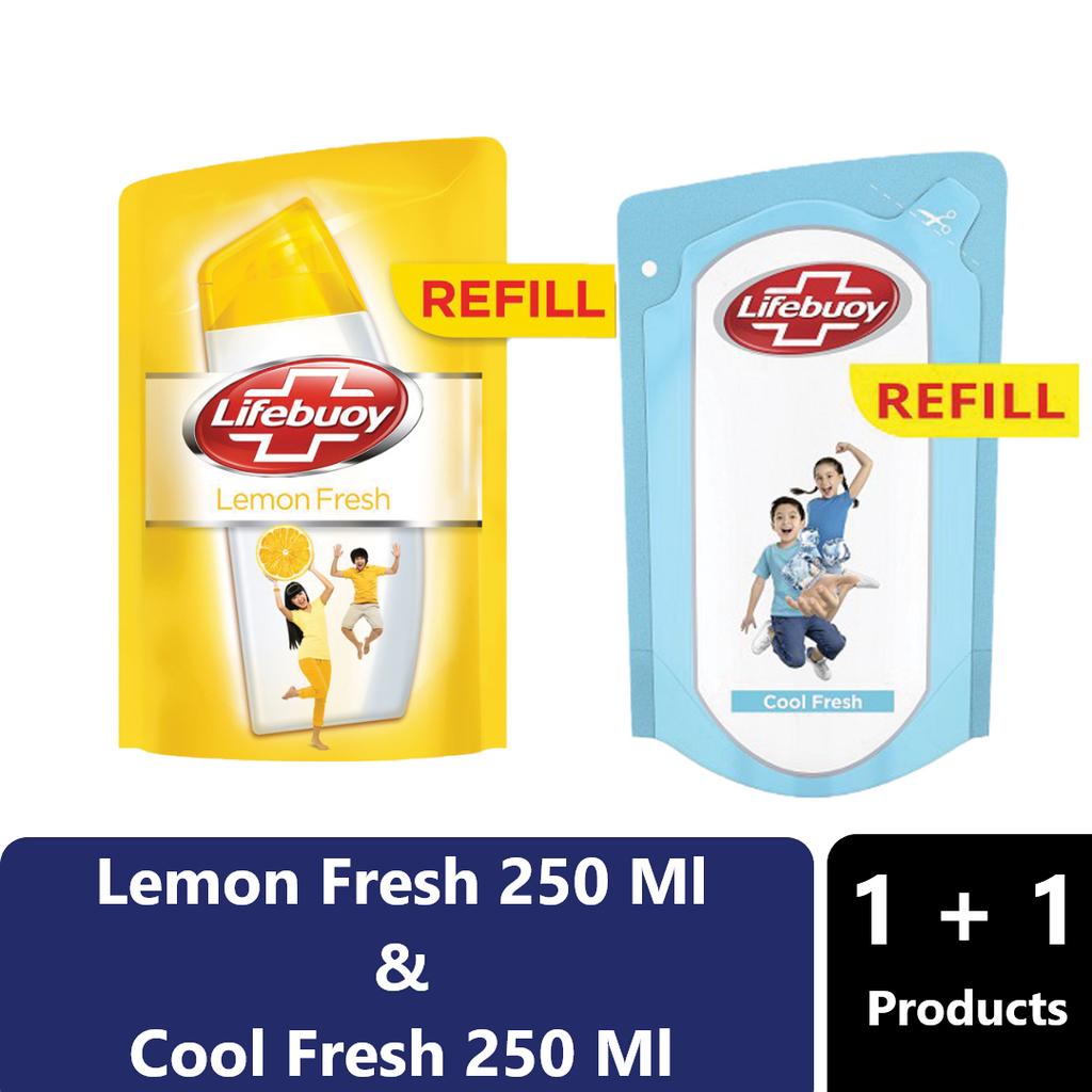 Jual Lifebuoy Body Wash Sabun Mandi Cair Lemon Fresh Ml Cool