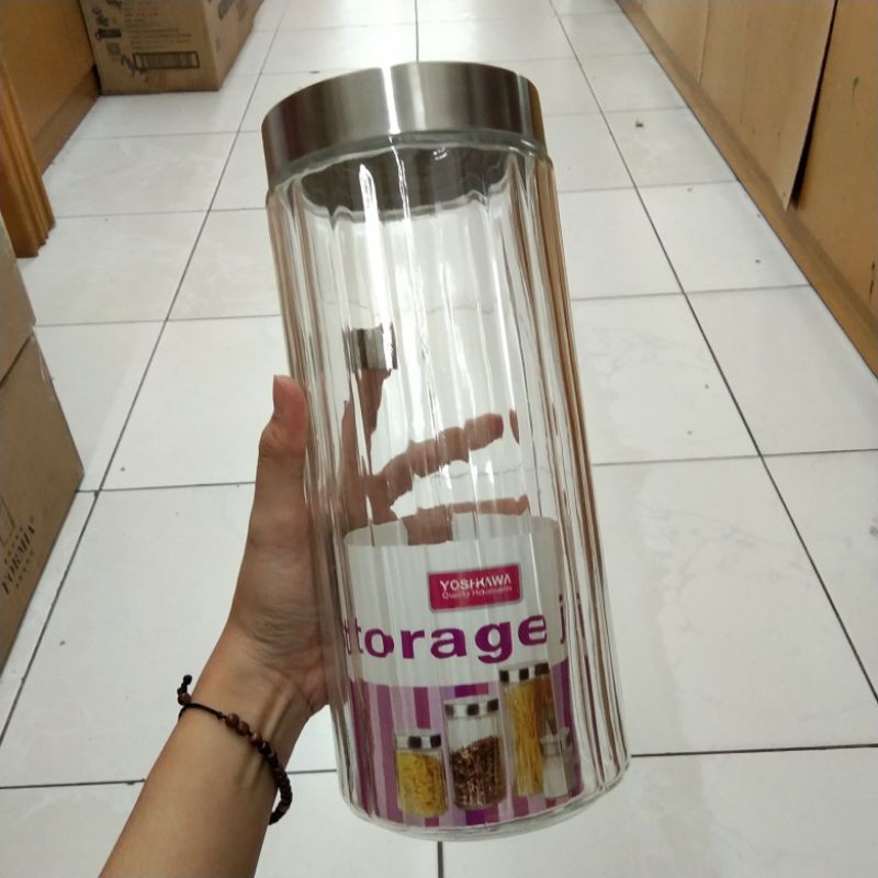 Jual Toples Kaca Besar Yoshikawa Tutup Stainless Shopee Indonesia