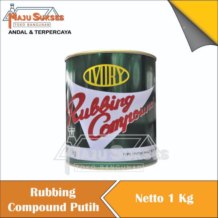 Jual Rubbing Compound Ivory Putih Compound Mobil Motor Penghilang Baret