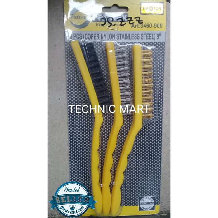 Jual Prohex In Sikat Kawat Set Pcs Nylon Stainless