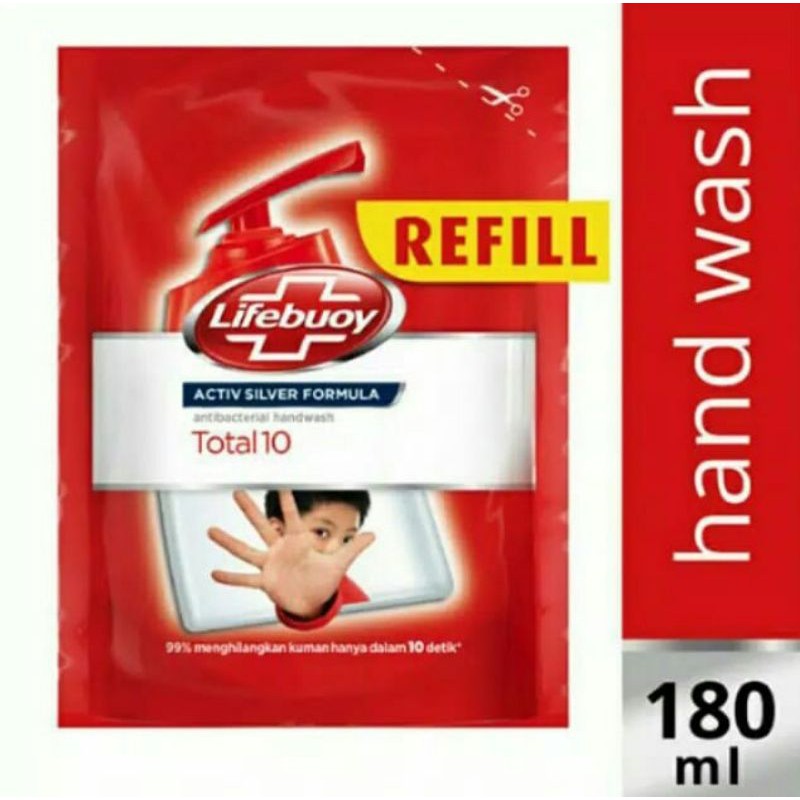 Jual Lifebuoy Antibacterial Handwash Total Reffil Ml Shopee