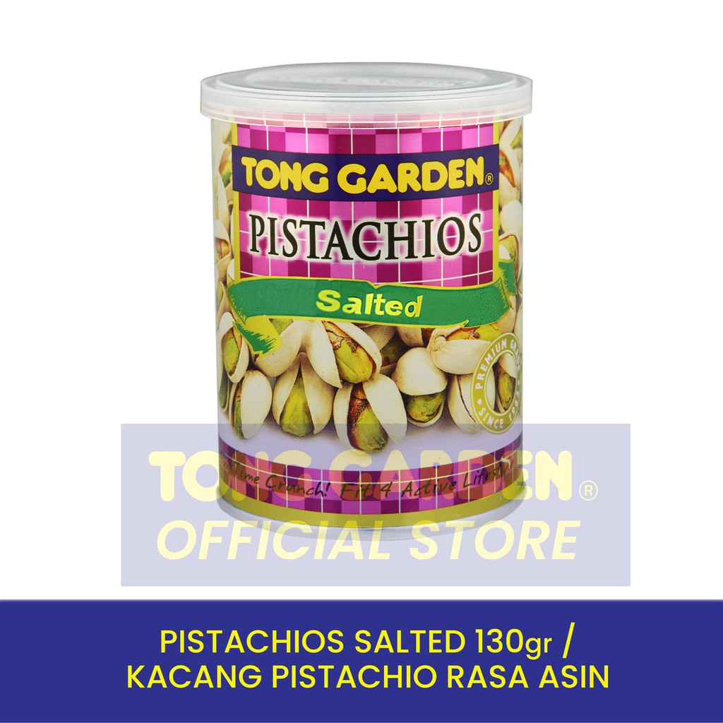 Jual Tong Garden Salted Pistachios Canister 130g Kacang Pistachios