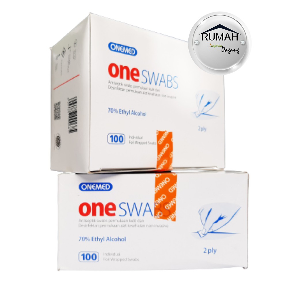 Jual One Swabs Alkohol OneMed Original Shopee Indonesia