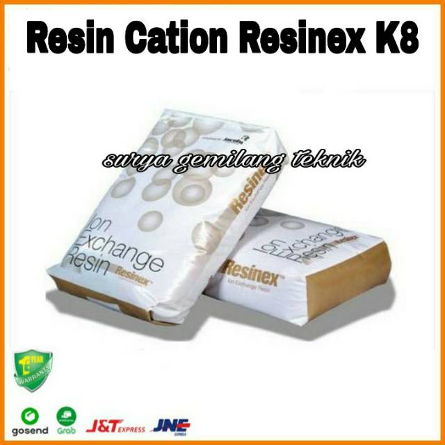 Jual Resin Cation Resinex K8 Filter Air Resin Softener Kation Resinex