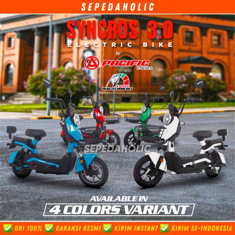 Jual Sepeda Listrik PACIFIC SYNCROS 3 0 Electric E Bike 500 Watt