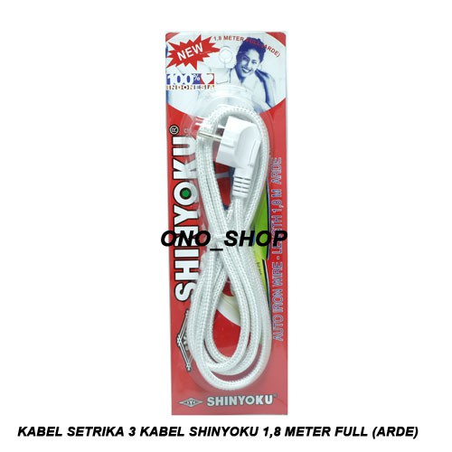 Jual Kabel Setrika Kabel Shinyoku Meter Full Arde Shopee