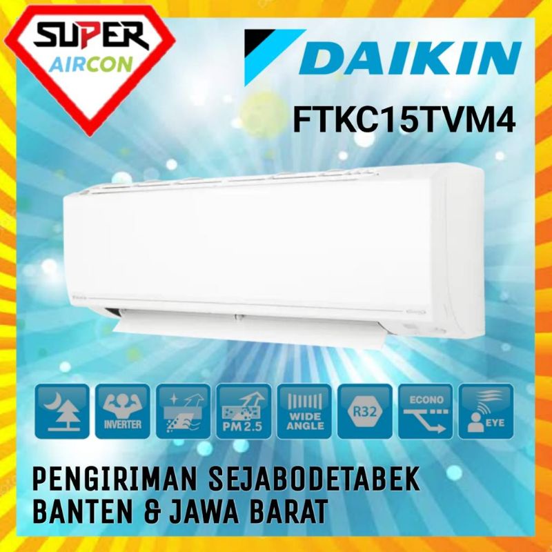 Jual Ac Daikin Ftkc Pk Star Inverter Pasang Instalasi Shopee