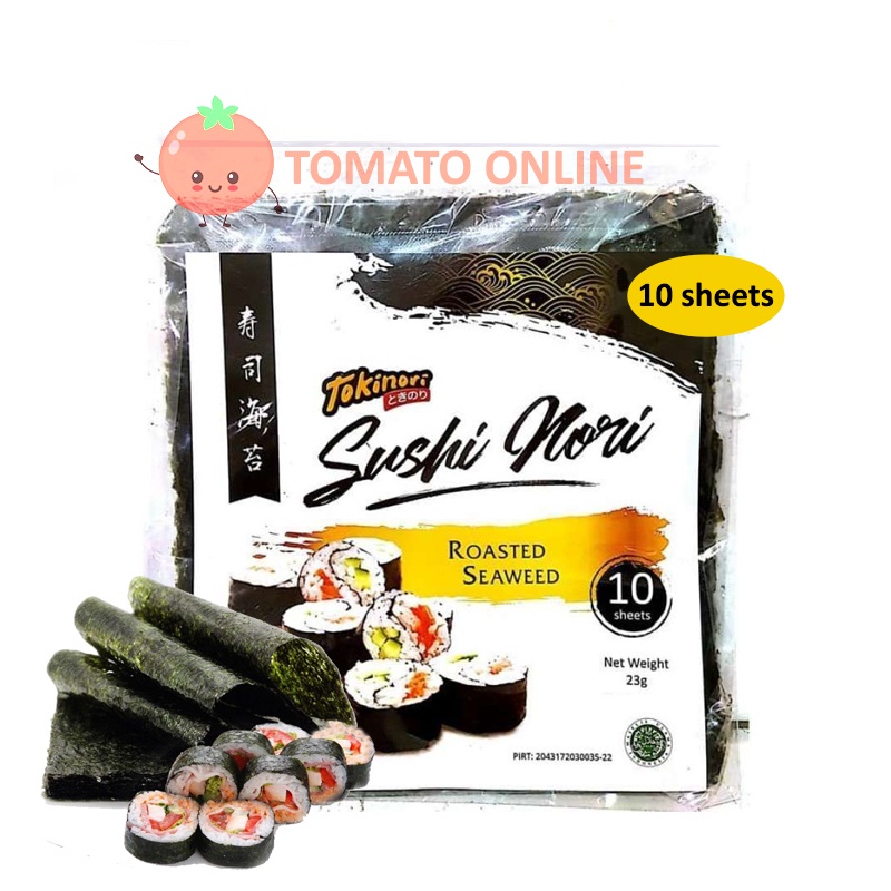 Jual Tokinori Sushi Nori Roasted Seaweed Rumput Laut Halal Sheet