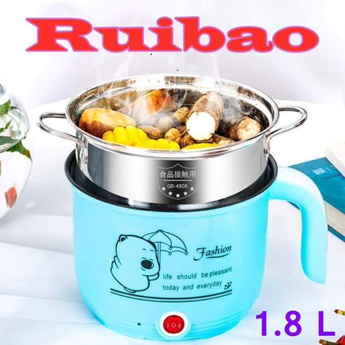 Jual Ruibao Panci Listrik Lapisan Keramik L Electrik Fry Pan