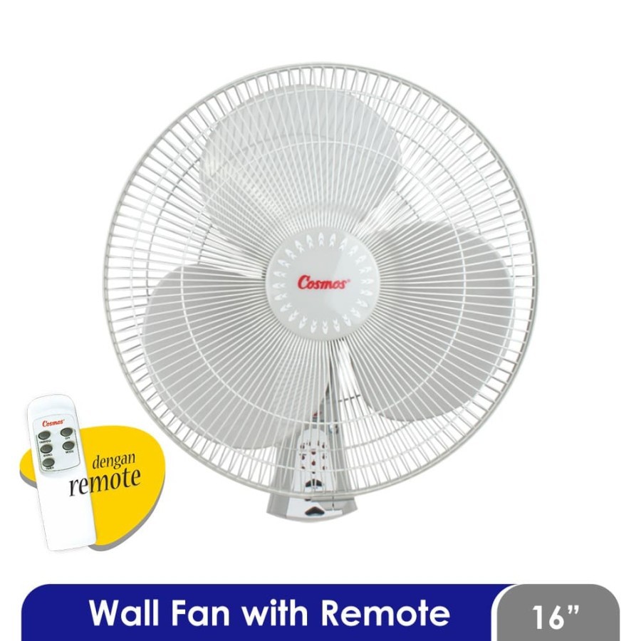 Jual Cosmos Kipas Angin Dinding Tembok Remot Wall Fan 16 Inch 16 WFCR