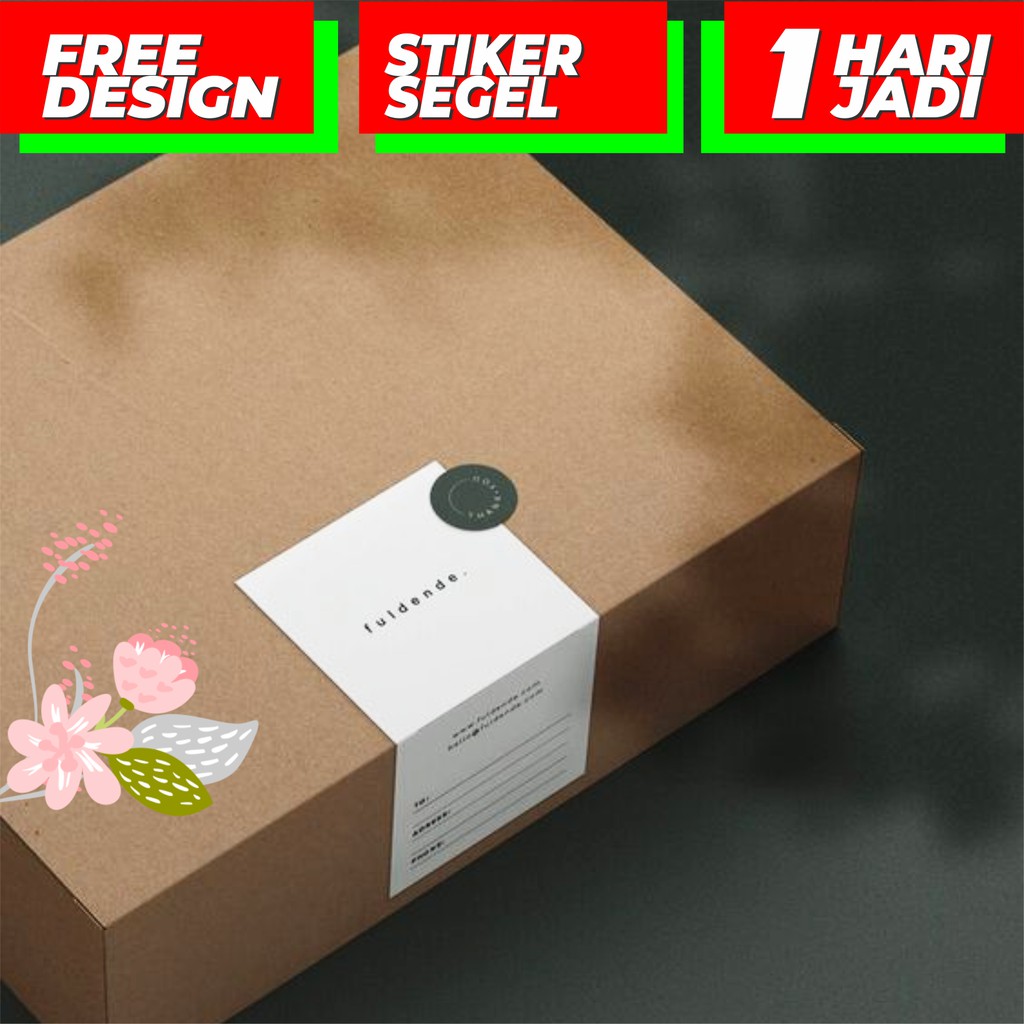 Jual Termurah Sticker Segel Seal Makanan Kue Katering Box Hampers