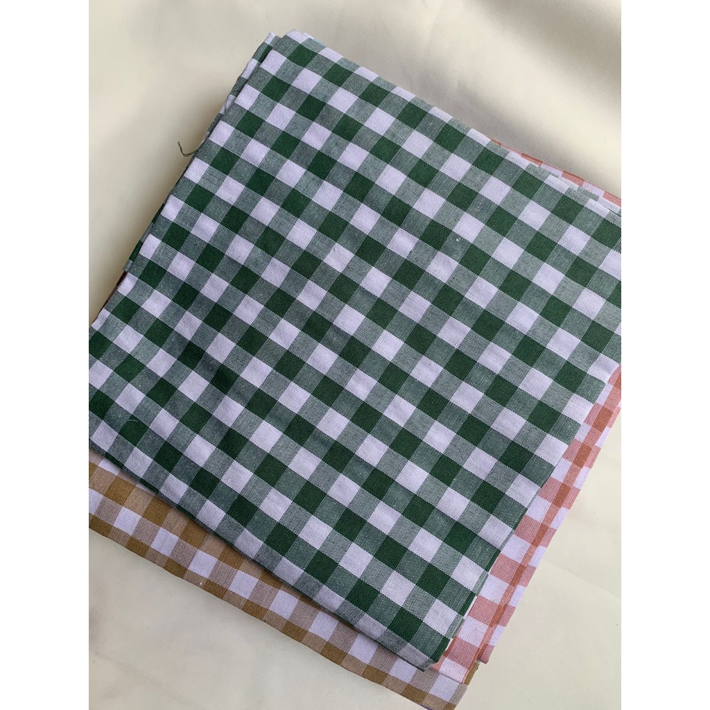 Jual M Kain Katun Kotak Kotak Katun Yanded Plaid Kotak Tartan