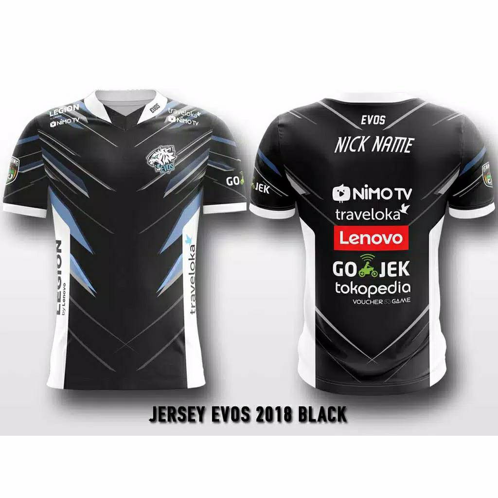 Jual Jersey Evos Esports 2018 Black Shopee Indonesia