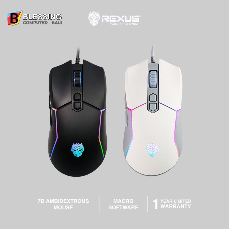 Jual Mouse Gaming Rexus Xierra X Rgb Dpi Black Shopee Indonesia