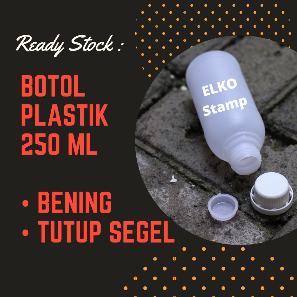 Jual Botol Plastik Ml Tutup Segel Botol Bening Tutup Segel