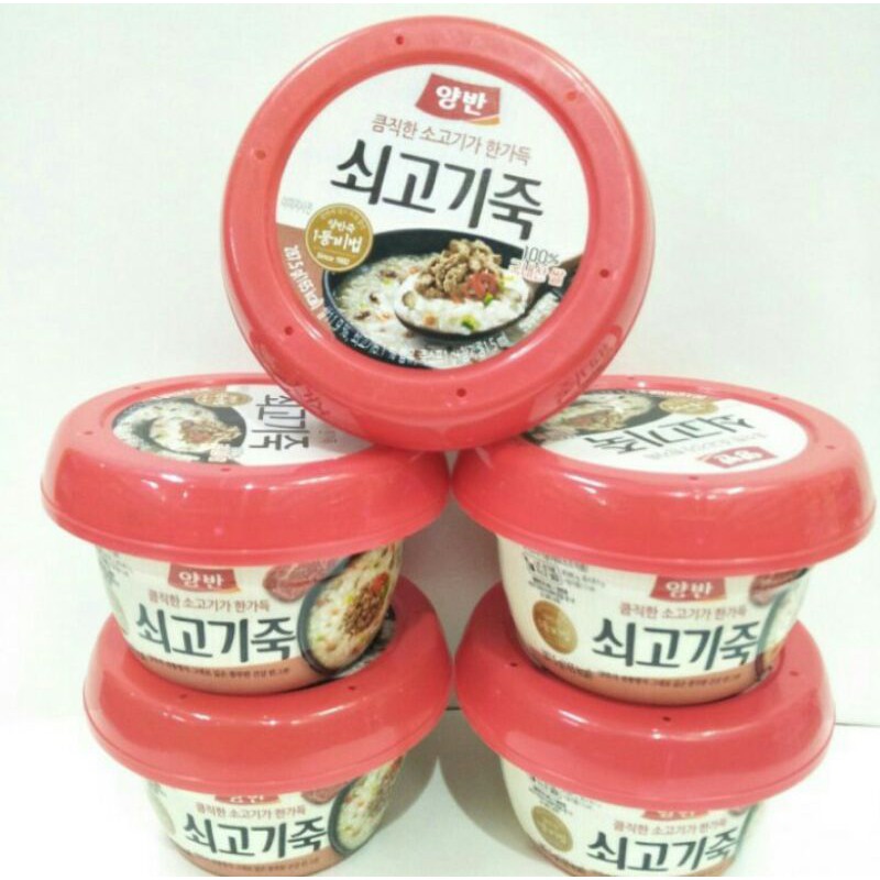 Jual Dongwon Bubur Instan Dengan Daging Sapi Rice Porridge With Beef