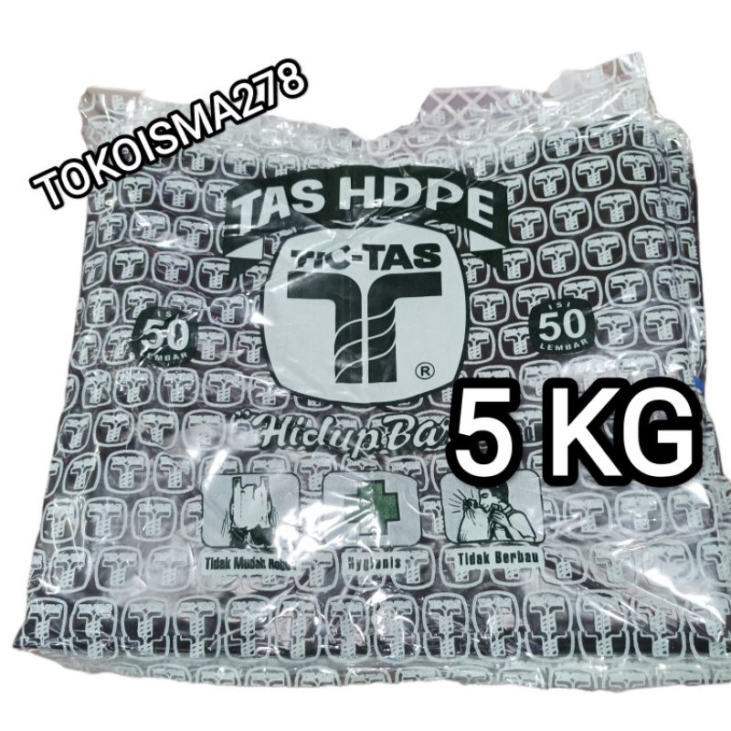 Jual KANTONG PLASTIK 1 IKET 10 PACK KRESEK TIC TAS HDPE Ukuran 28