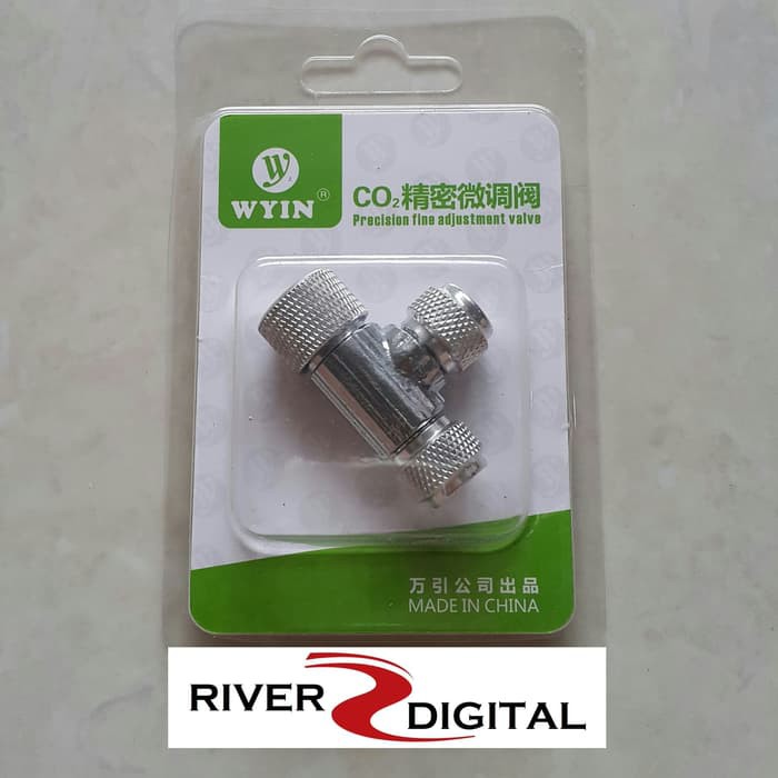 Jual Aquascape Wyin Co Regulator Needle Valve Kran Diy Shopee Indonesia