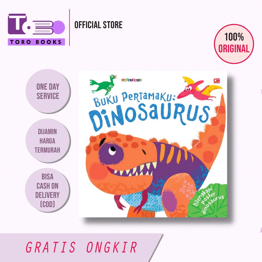 Jual Buku Pertamaku Dinosaurus BY Miles Kelly Shopee Indonesia