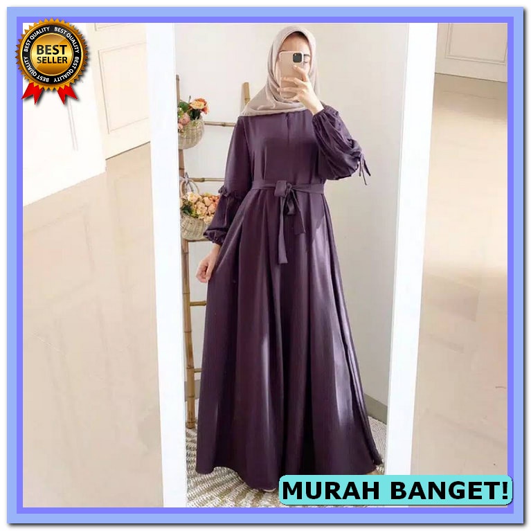 Jual Baju Gamis Wanita Remaja Jumbo Modern Terbaru Set Ayunda