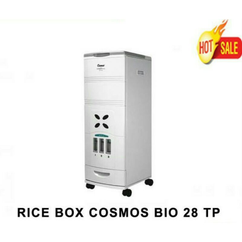 Jual RICE BOX COSMOS 28 BIO TP TEMPAT PENYIMPANAN BERAS KOTAK BERAS