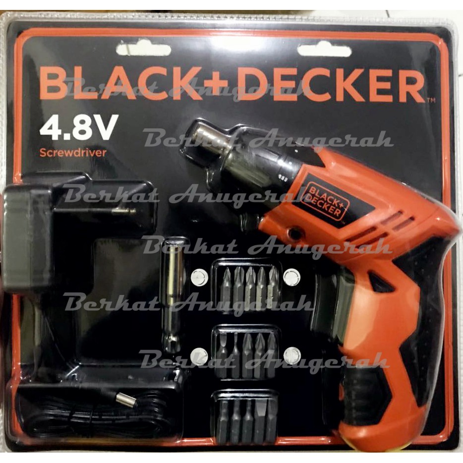 Jual BLACK DECKER Cordless Screwdriver 4 8V KC4815 B1 Bor Obeng