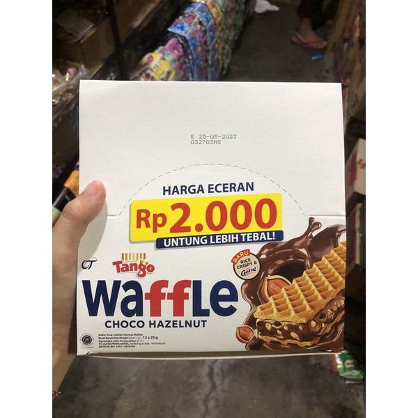 Jual Tango Waffle Choco Hazelnut 12 Pcs Shopee Indonesia