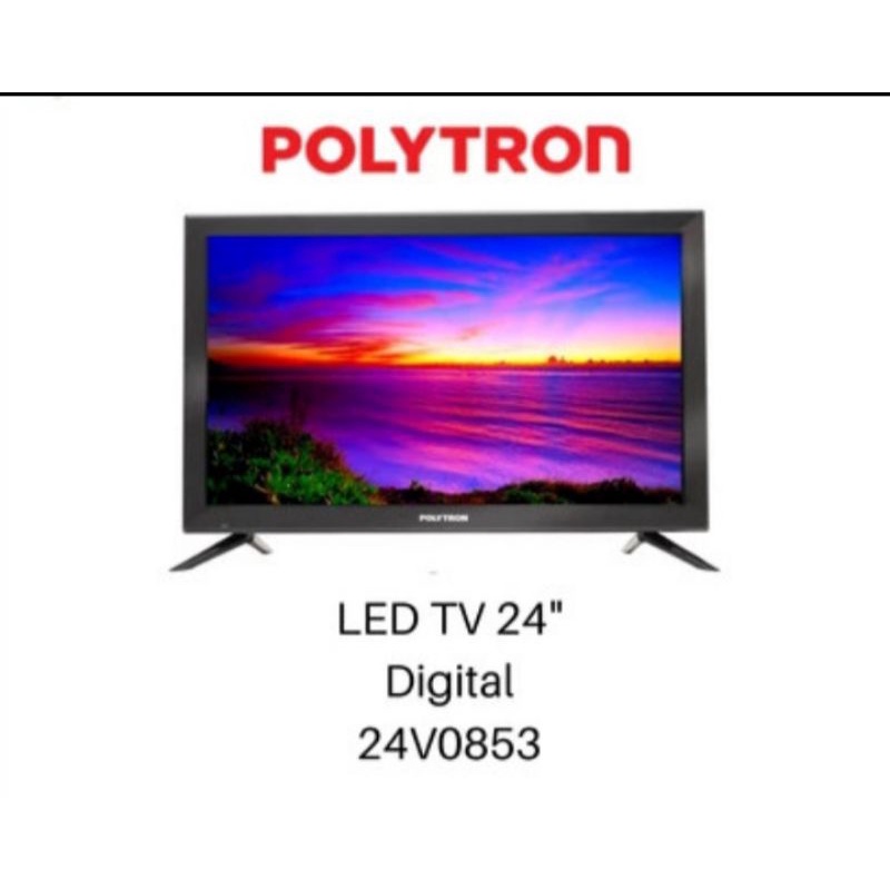 Jual Led Polytron 24 Inch PLD 24V0853 PLD 24V1853 Digital TV Shopee